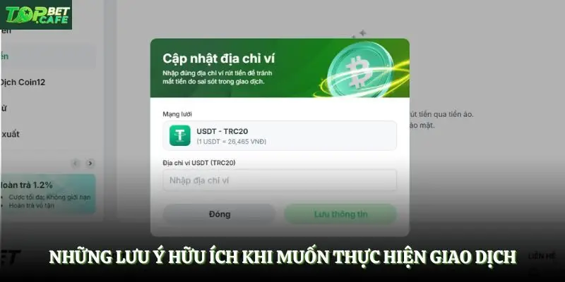 Những lưu ý hữu ích khi muốn thực hiện giao dịch